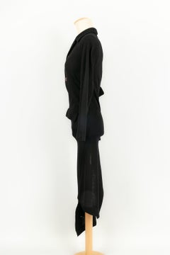 Comme Des Garçons Asymmetric Dress in Unlined Wool