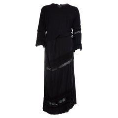 Comme des garçons, asymmetric maxi dress
