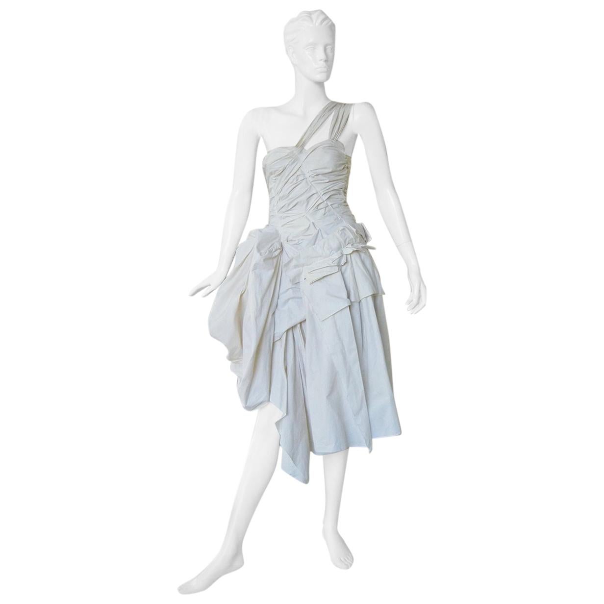 Comme des Garcons Asymmetric Victorian Flair Bustle Dress Westwood Inspiration