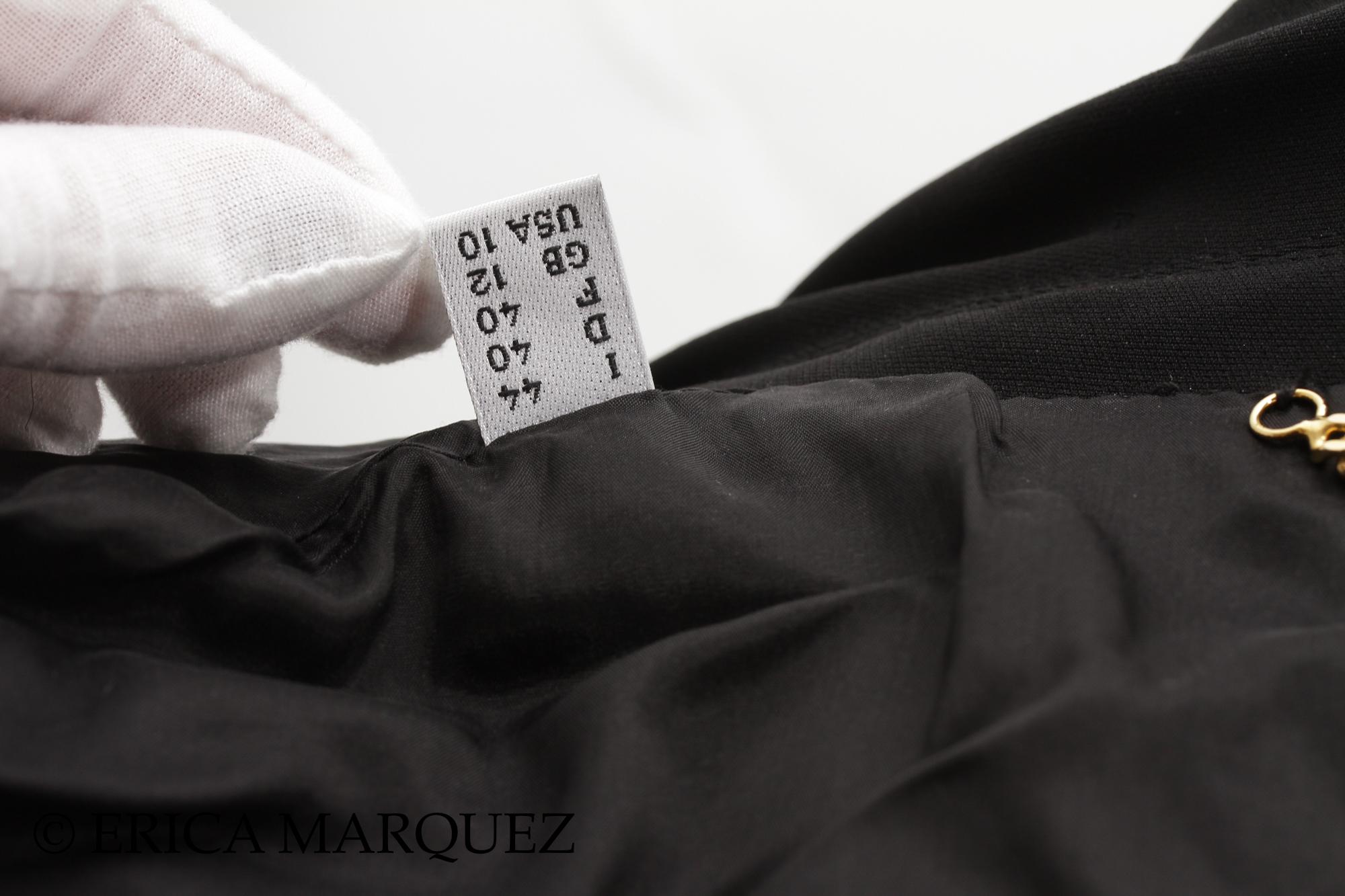 COMME DES GARCONS, Cappotto asimmetrico in lana nera, anni '80 in vendita 9