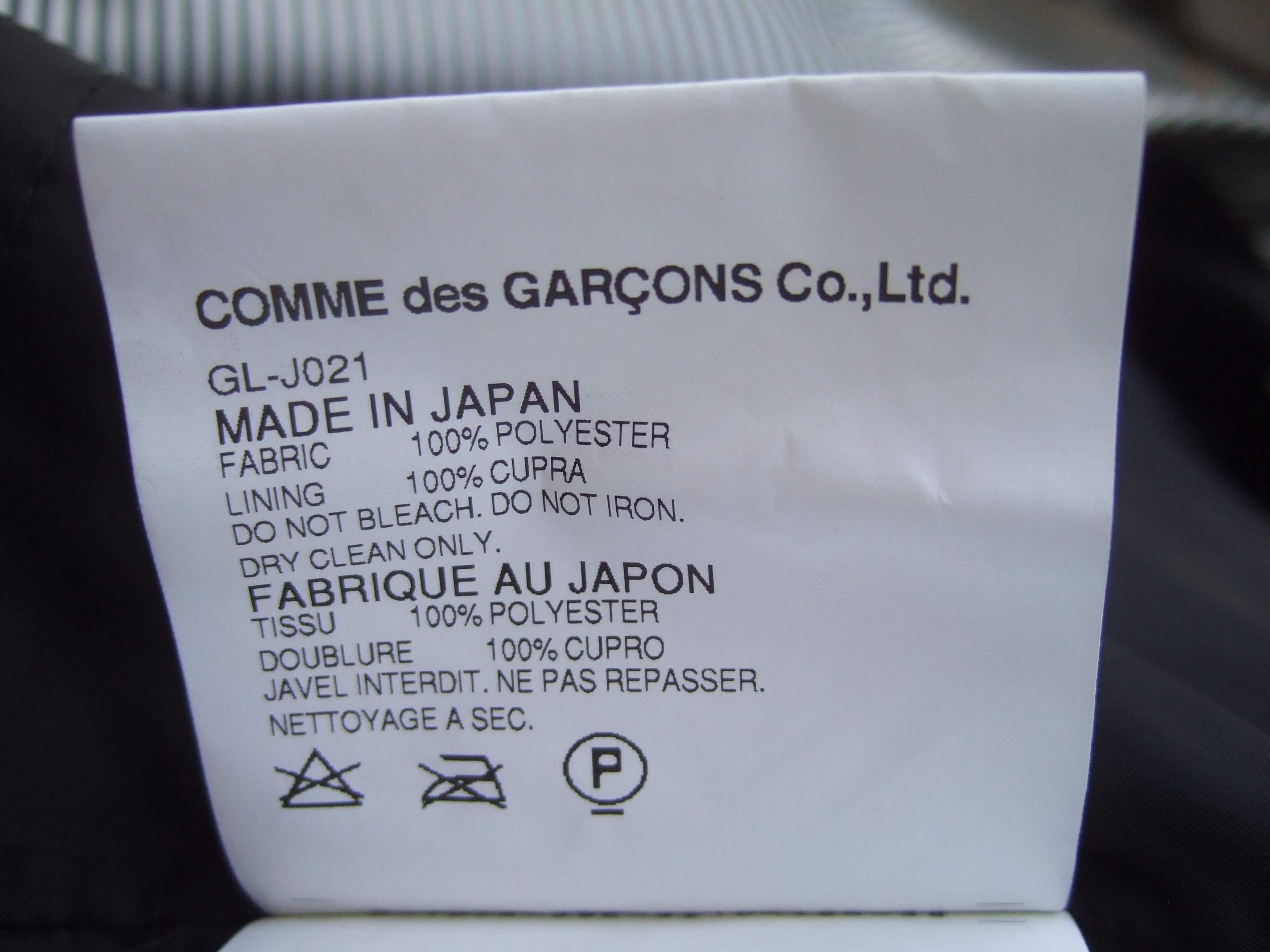 Comme des Garcons avant-gardiste rayée  Veste à appliques automne 2013 en vente 12
