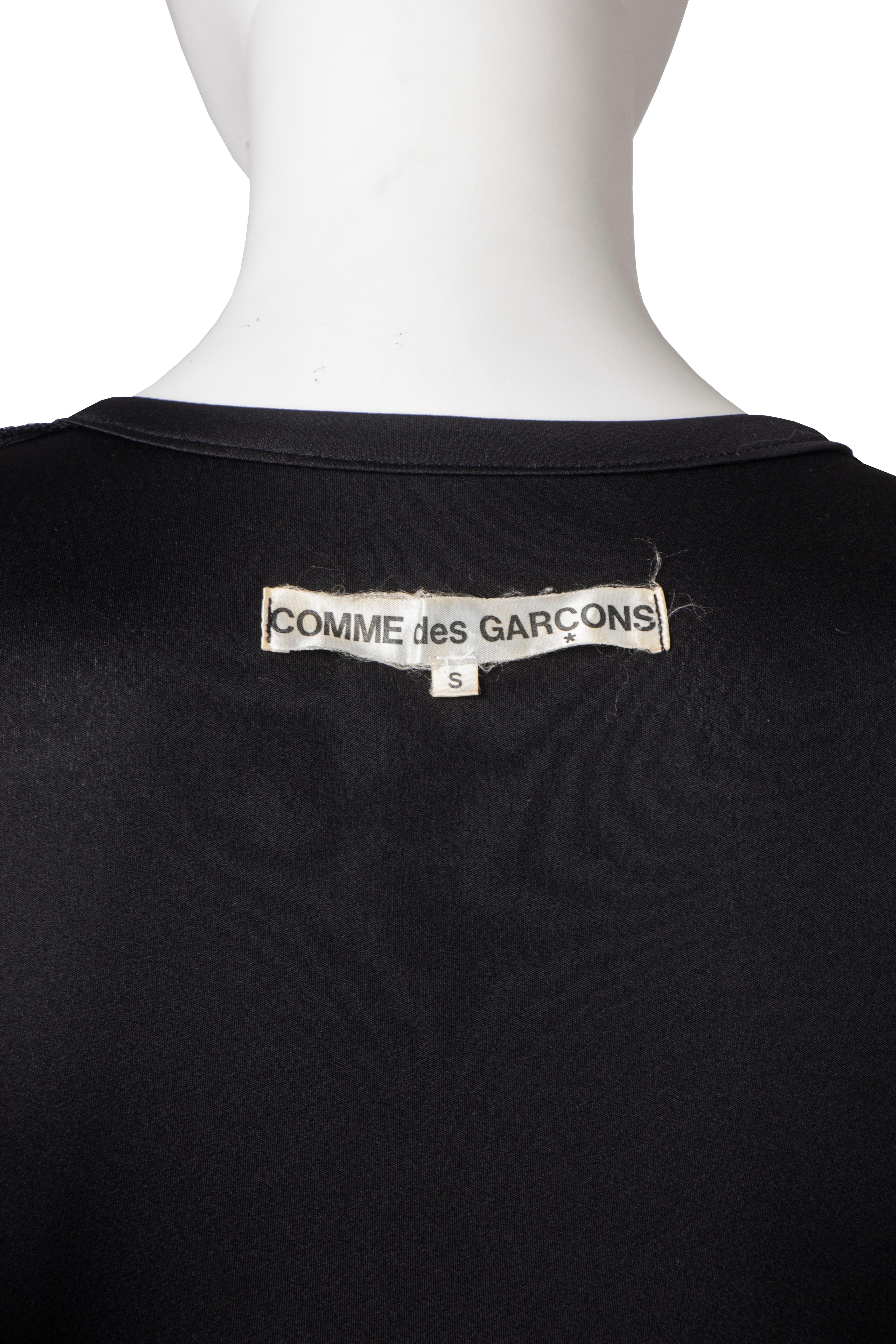 Comme Des Garcons bias cut satin jersey dress, ss 1986 For Sale 2
