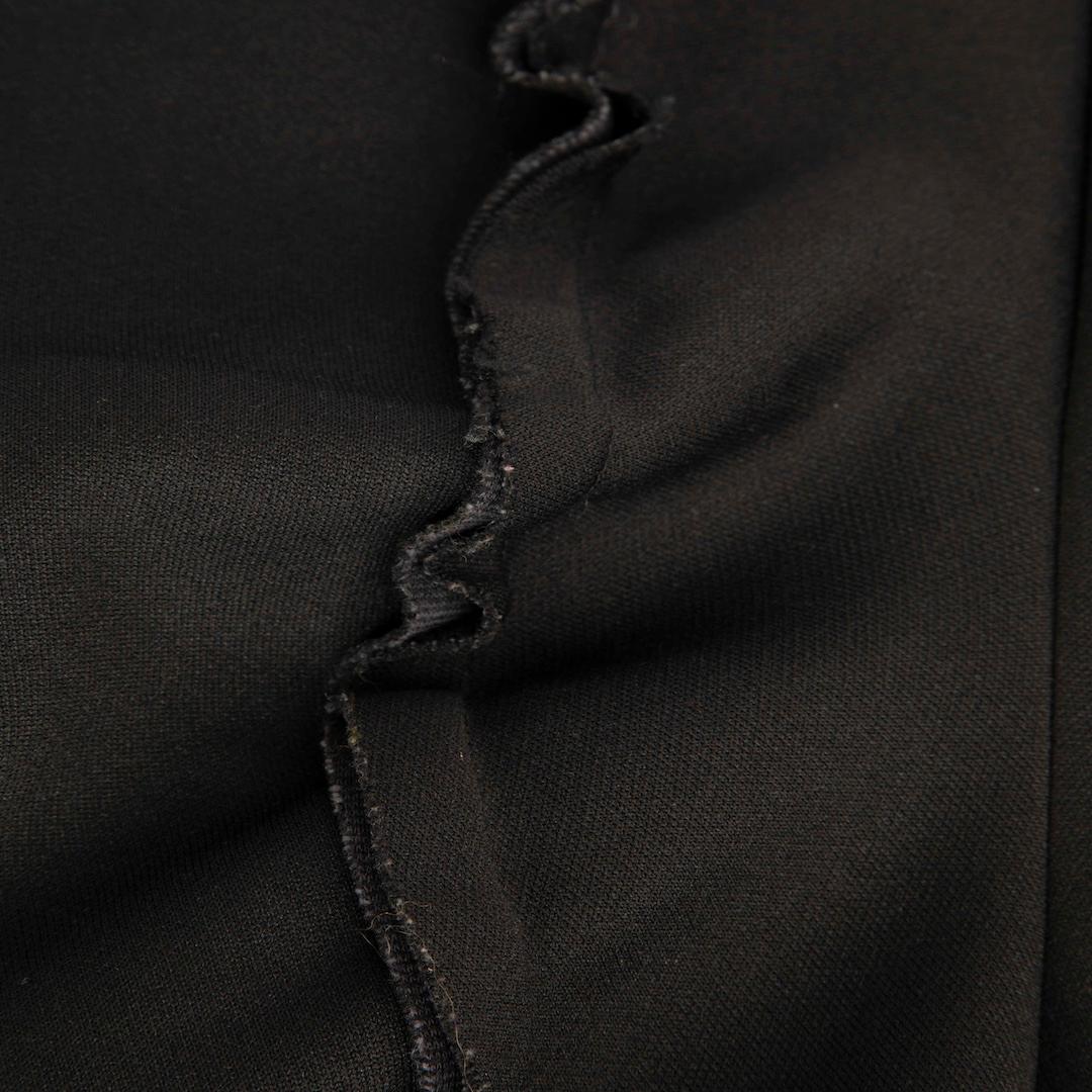 Noir Comme Des Garcons Blazer noir à coutures ouvertes Taille S en vente