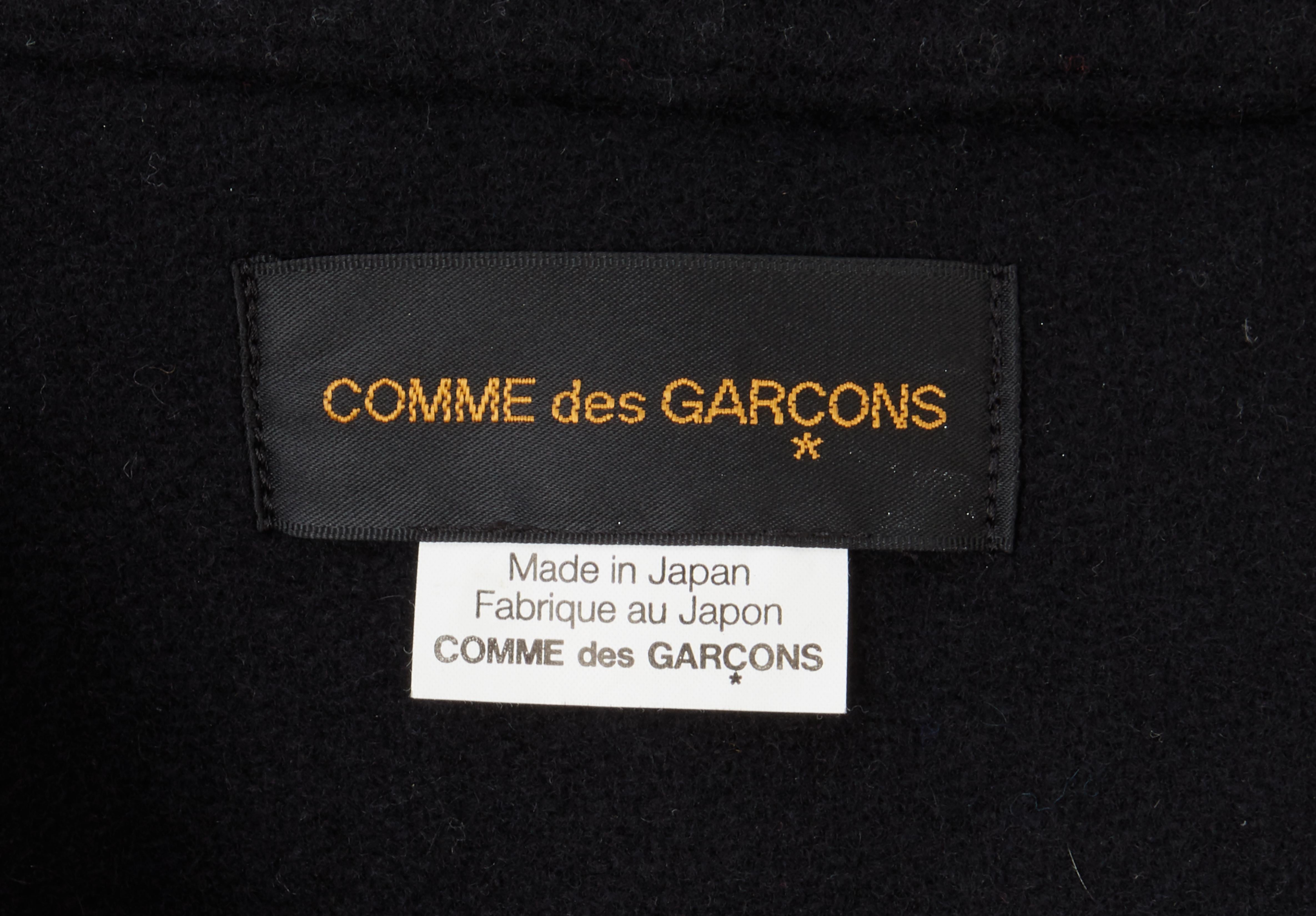 COMME des GARCONS, Black coat, circa 1995 For Sale 1
