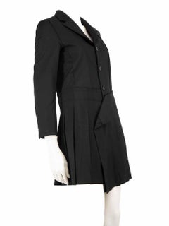 Comme Des Garcons BLACK Comme Des Garcons Black Pleated Detail Coat Size XS