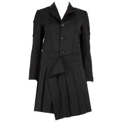 Comme Des Garcons BLACK Comme Des Garcons Black Pleated Detail Coat Size XS