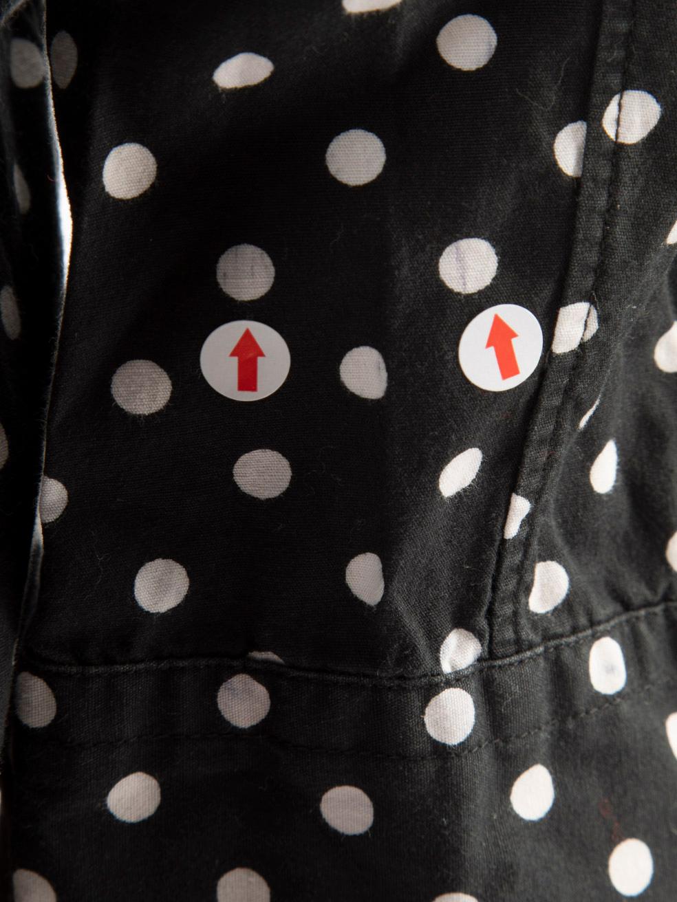 Comme Des Garcons BLACK Comme Des Garcons Black Polkadot Shirt Size XL 1