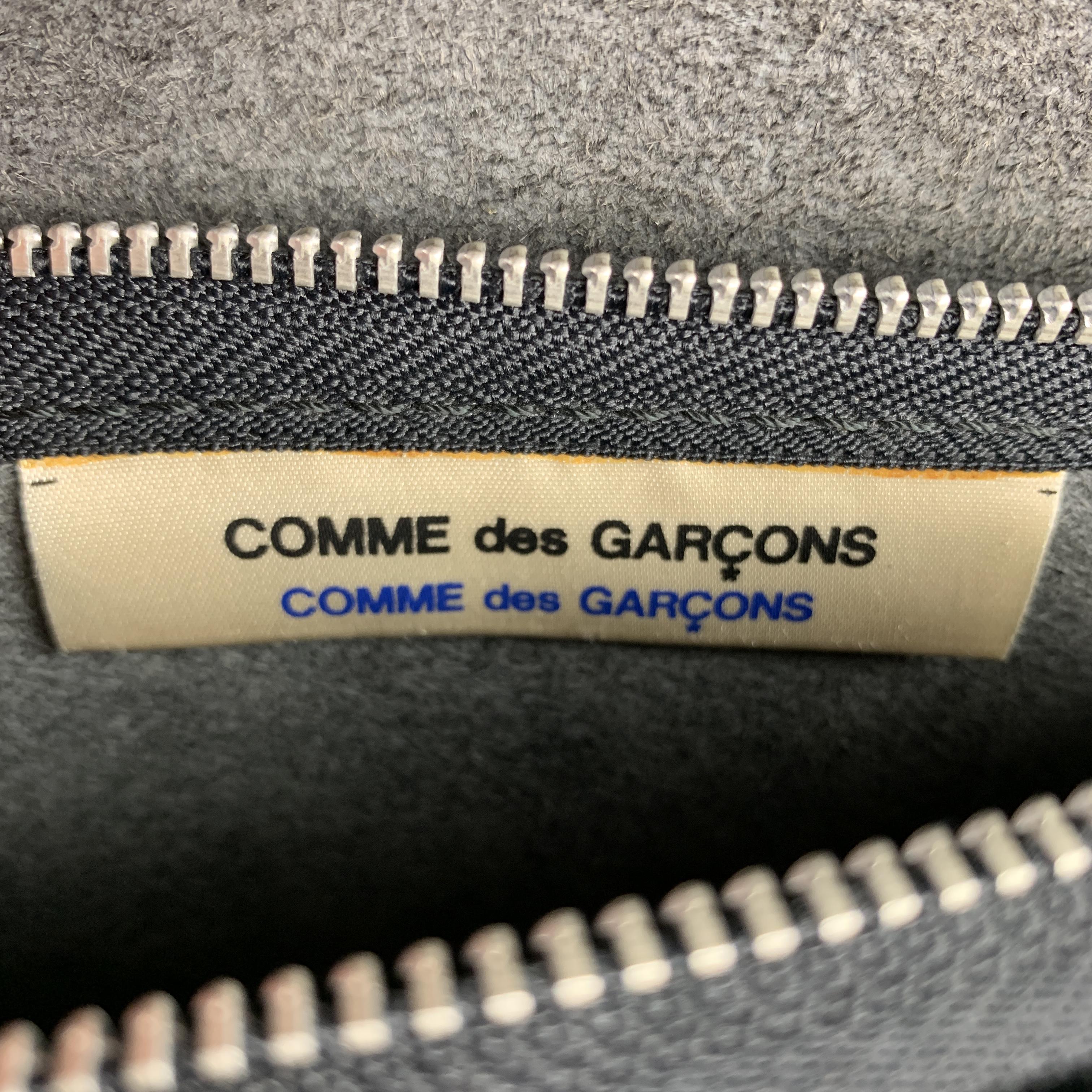 COMME des GARCONS Black Leather Detachable Strap Mini Satchel Belt Bag 6