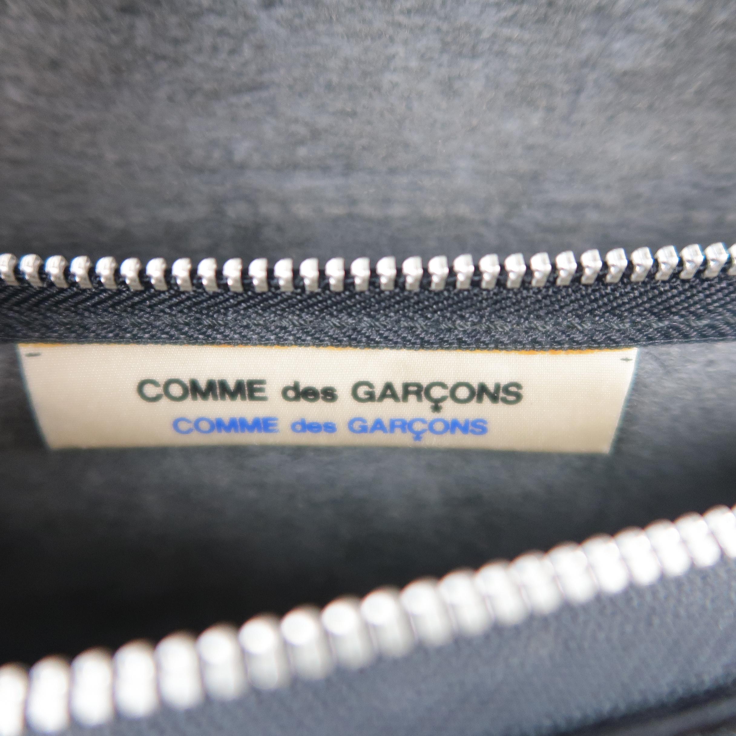 COMME des GARCONS Black Leather Mini Satchel Cross Body Handbag 4