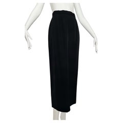 Vintage Comme Des Garcons Black Maxi Skirt 