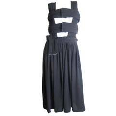Comme des Garcons black padded cage dress circa 2011