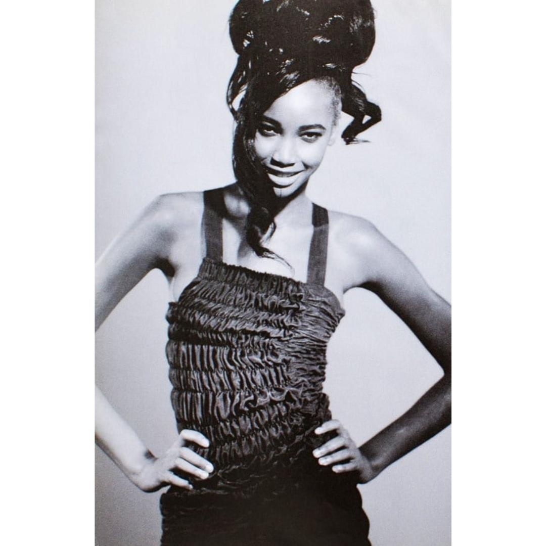 Comme Des Garçons Black Ruched Suspender Dress Circa 1989 For Sale 1