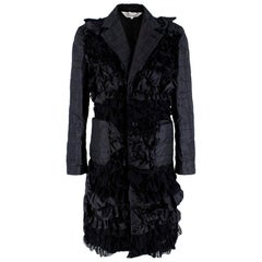 Comme des Garcons Black Ruffled Padded Coat - Size L
