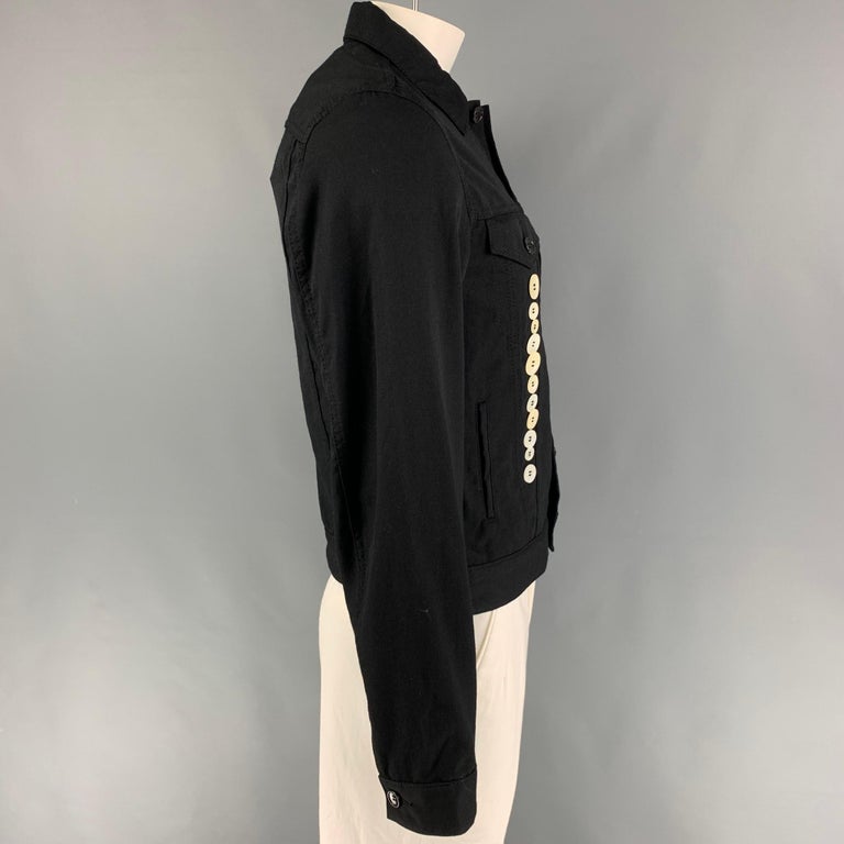 COMME des GARCONS wool Glitter Message Jacket GK-J049 black ‐
