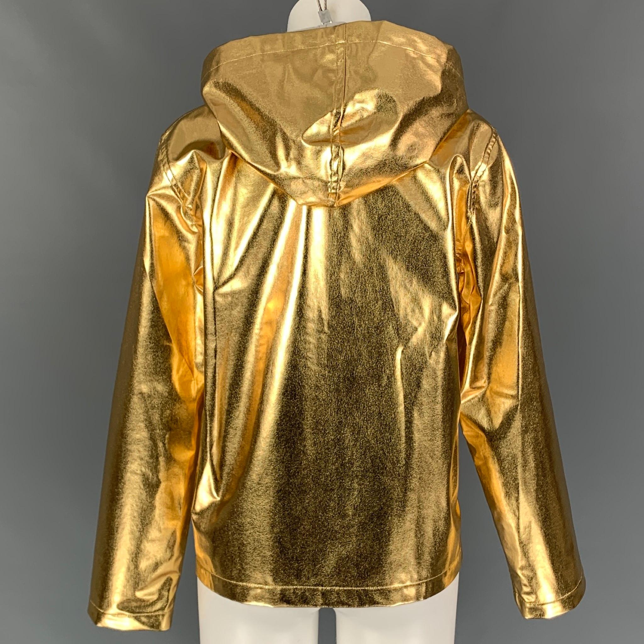 metallic gold jacket women's