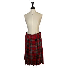 Comme des Garcons - Gonna e kilt in tartan nero - &New. Taglia L Comme des Garcons - Gonna e kilt in tartan nero - &New. Taglia L