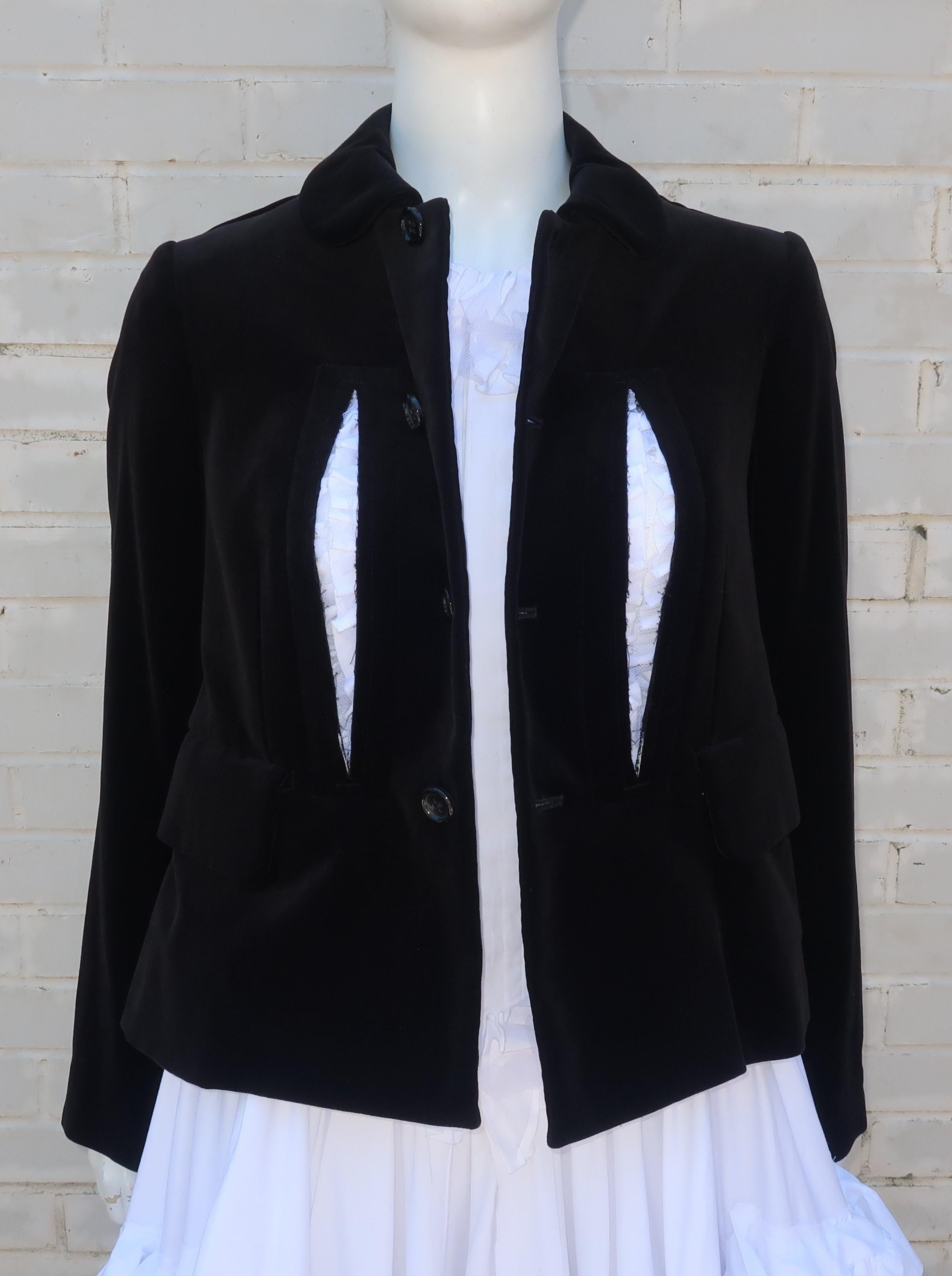 black petticoat jacket