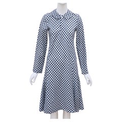 COMME DES GARCONS Black & White Gingham Dress