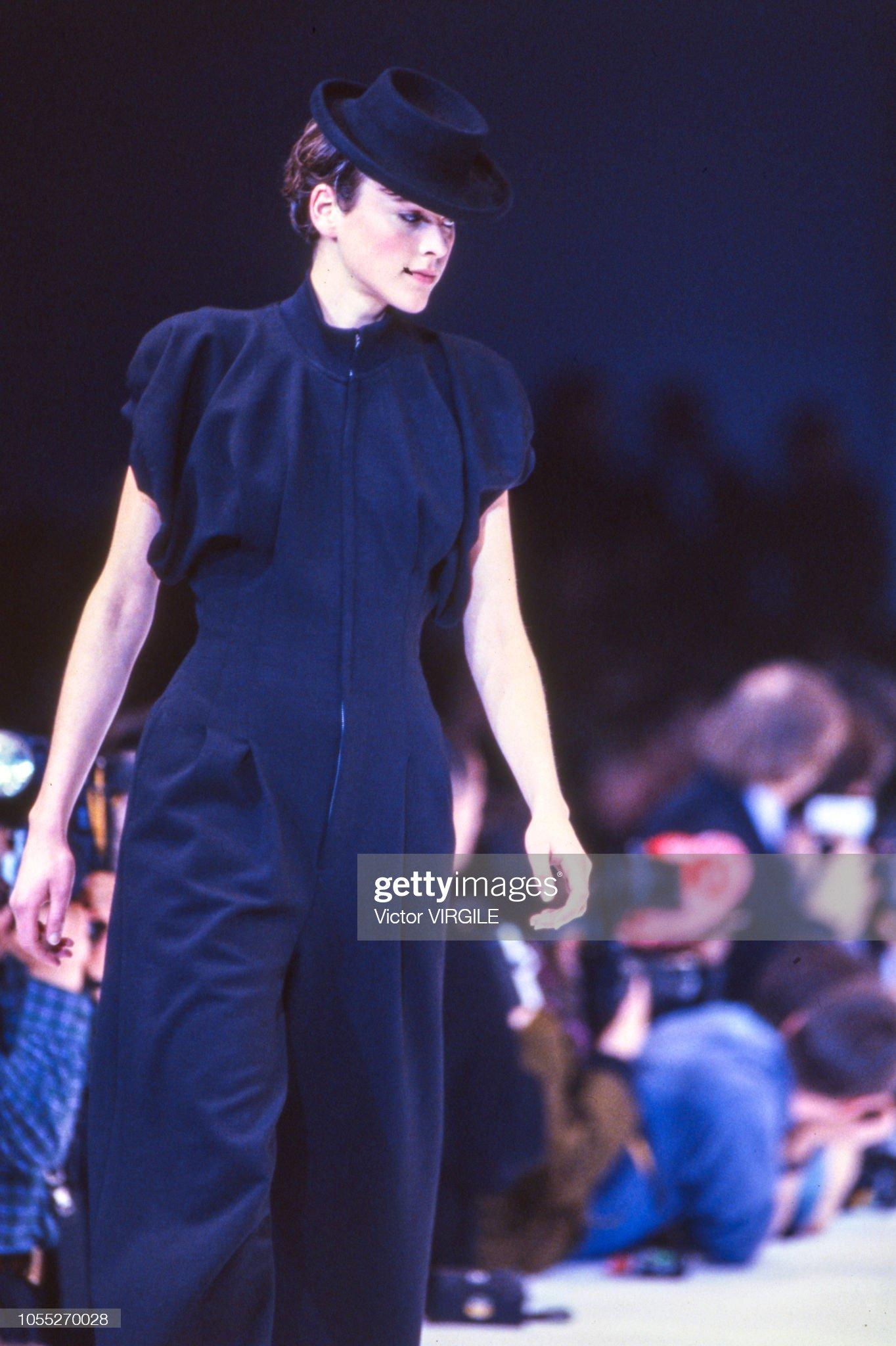 Comme Des Garcons black wool dress, fw 1989 3