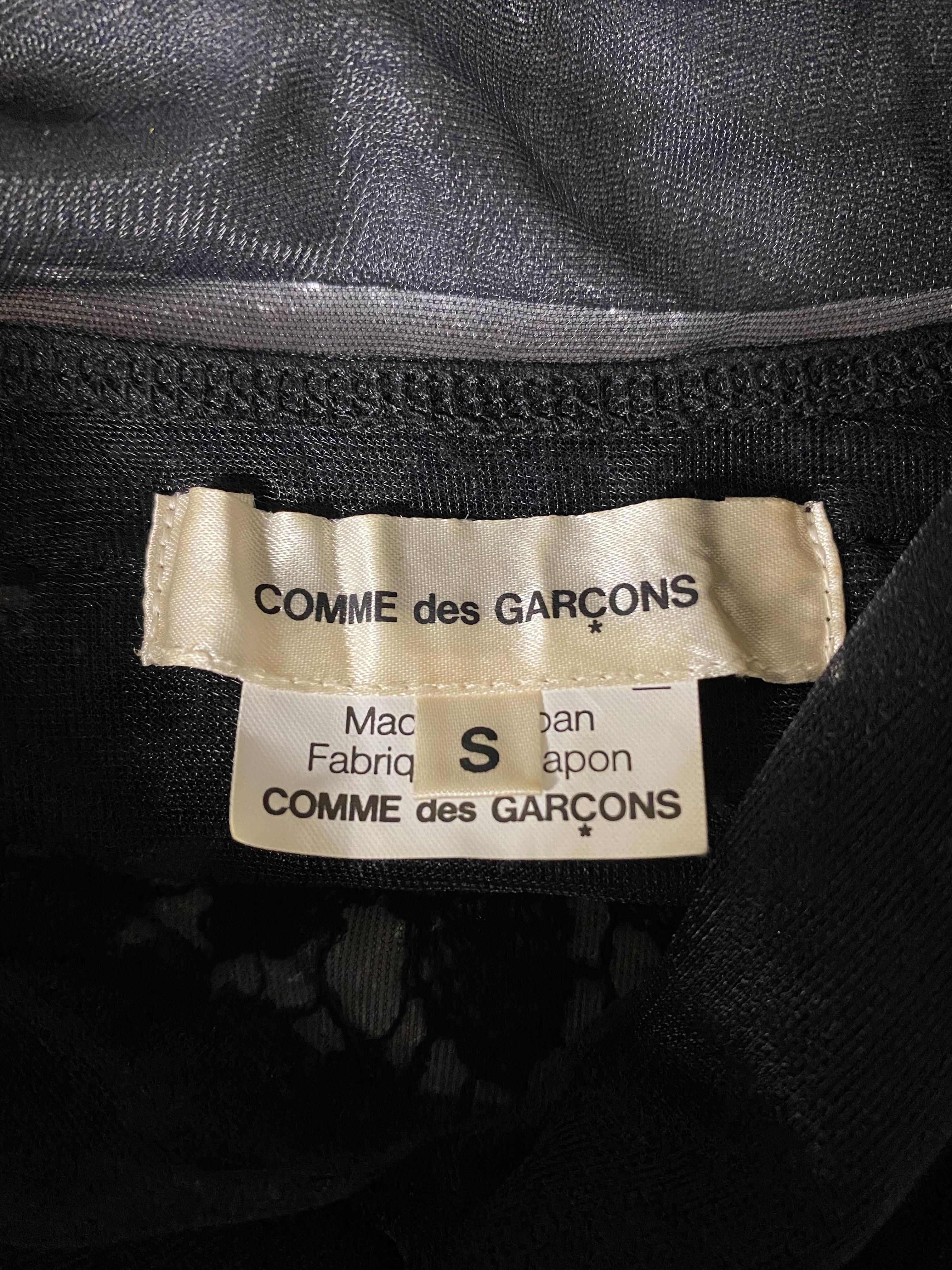 Comme des Garcons Maglione a maniche lunghe in lana nera taglia S in vendita 5