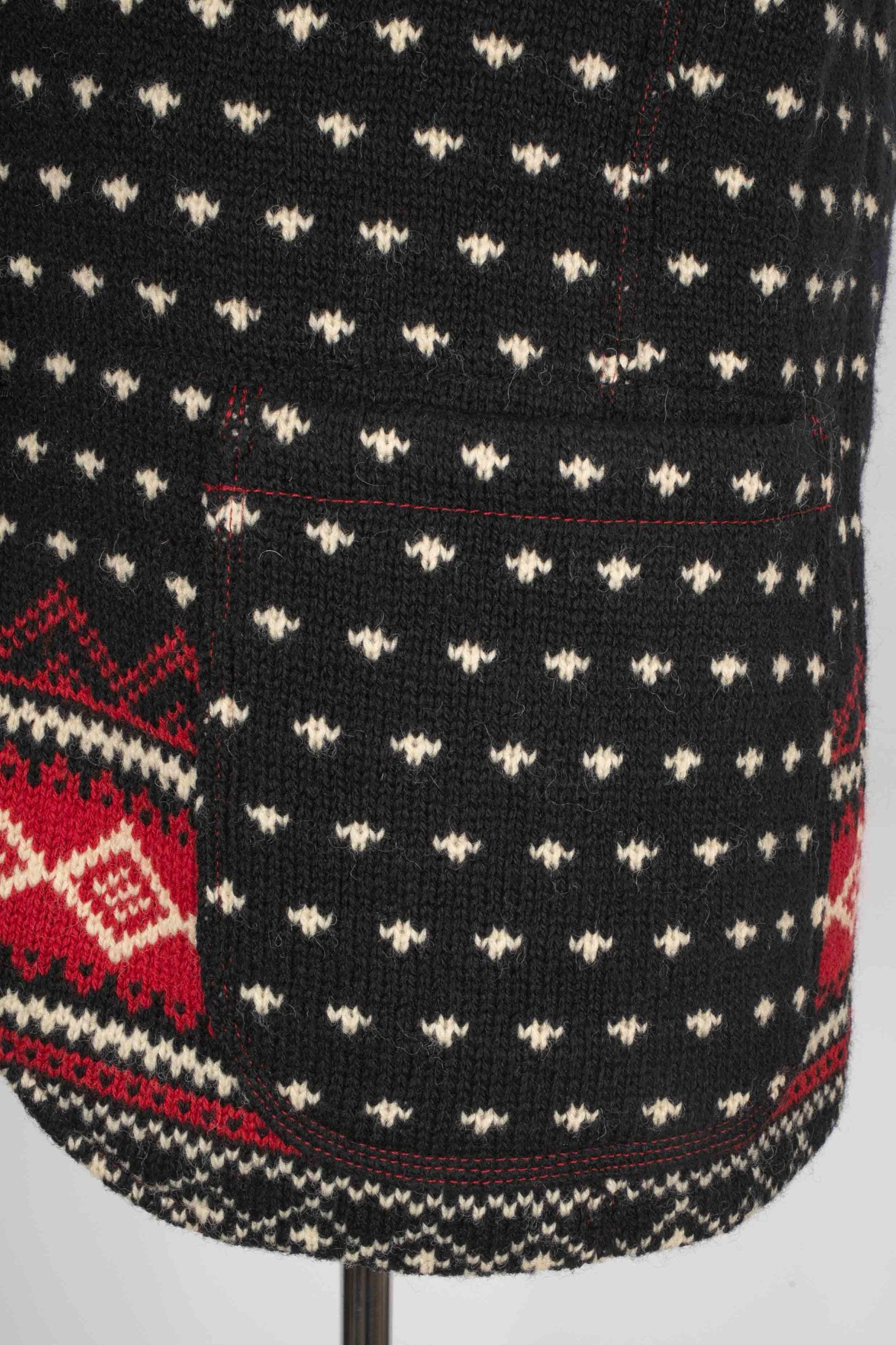 Comme Des Garçons Blended Wool And Cotton Jacket For Sale 2