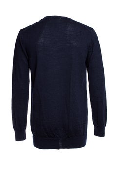 Comme Des Garçons, Blue wool sweater.