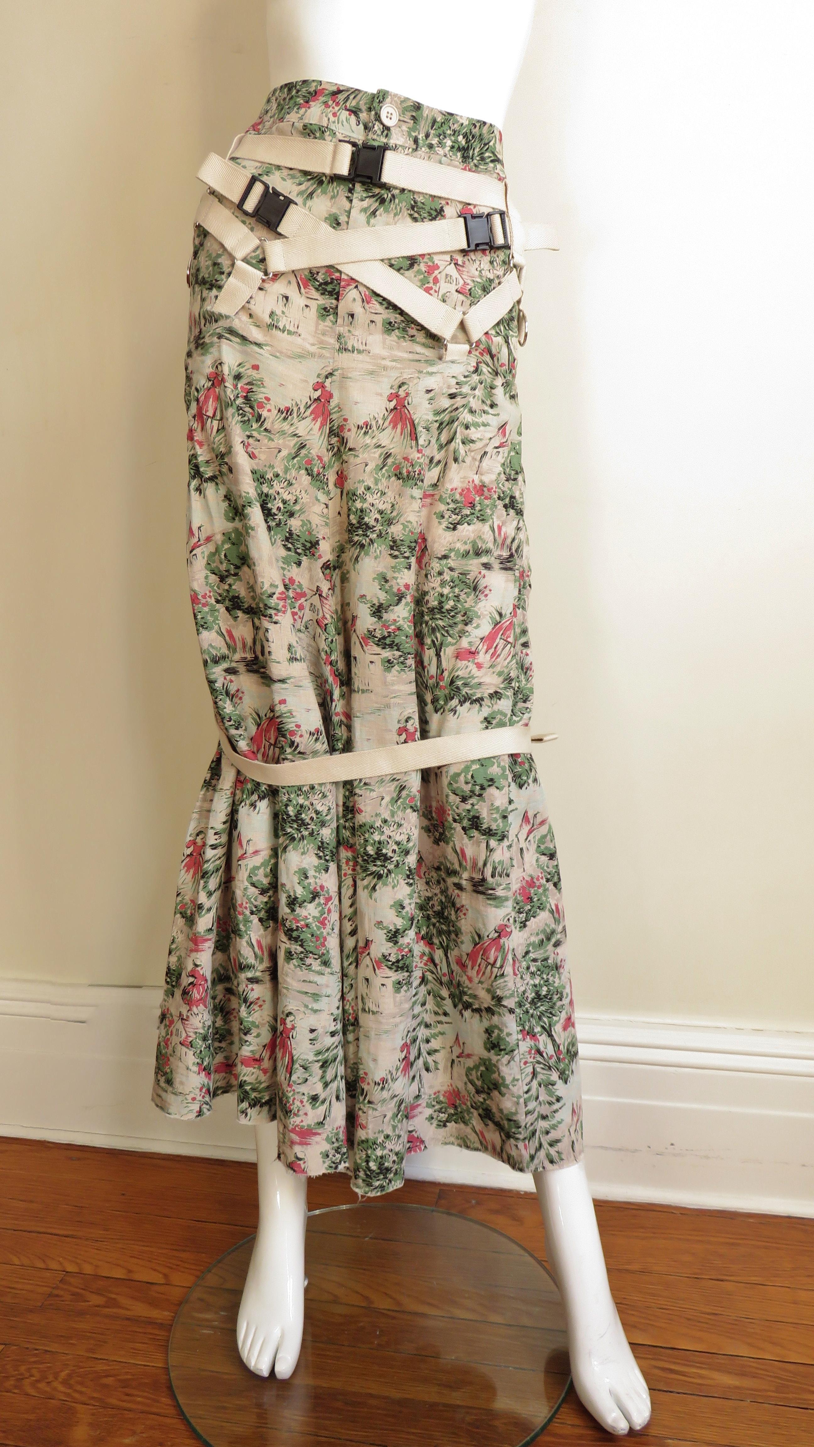 Comme des Garcons Bondage Skirt AD 2003 In Excellent Condition In Water Mill, NY