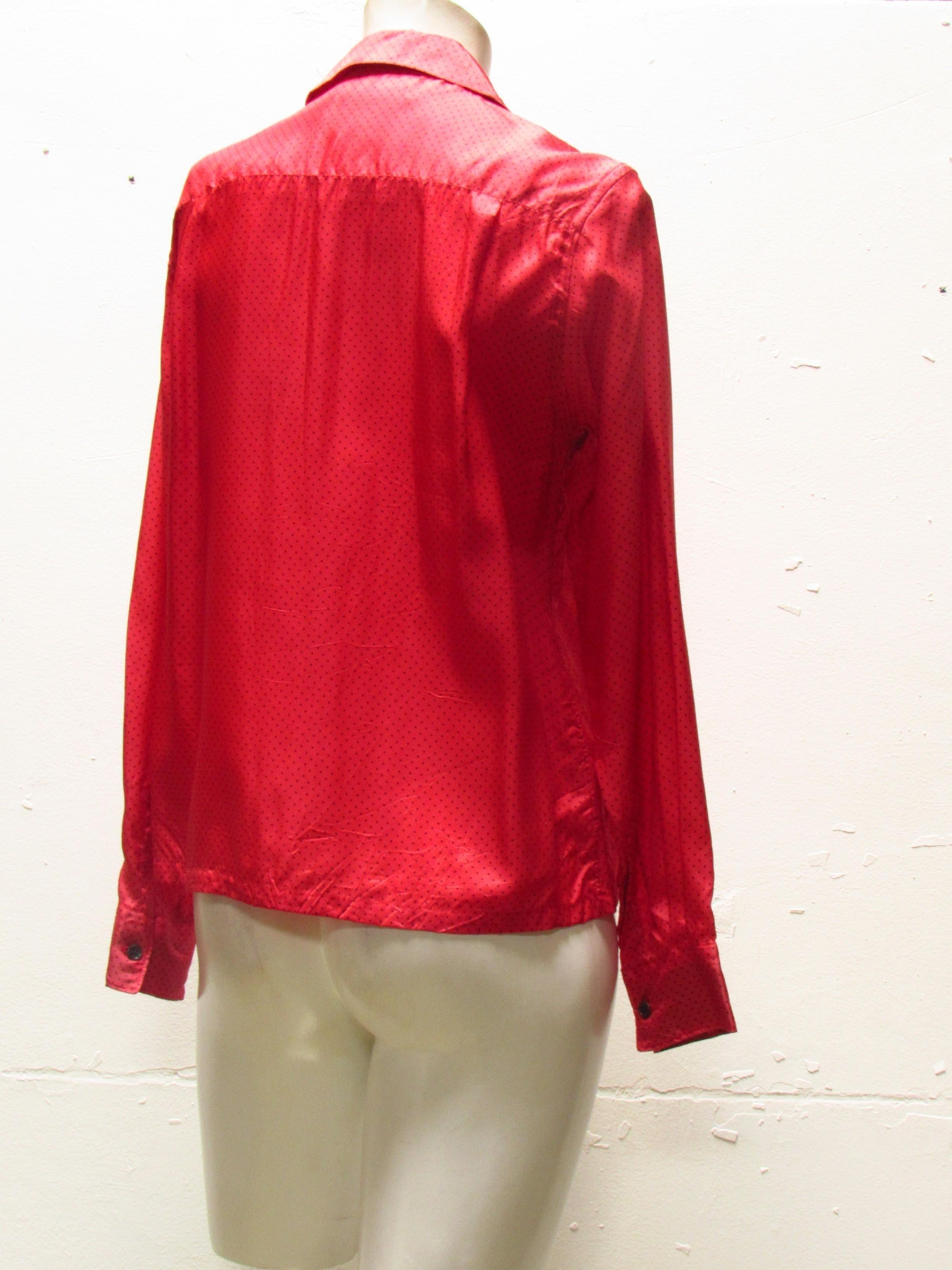 Comme des Garçons Button Down Blouse In New Condition For Sale In Laguna Beach, CA
