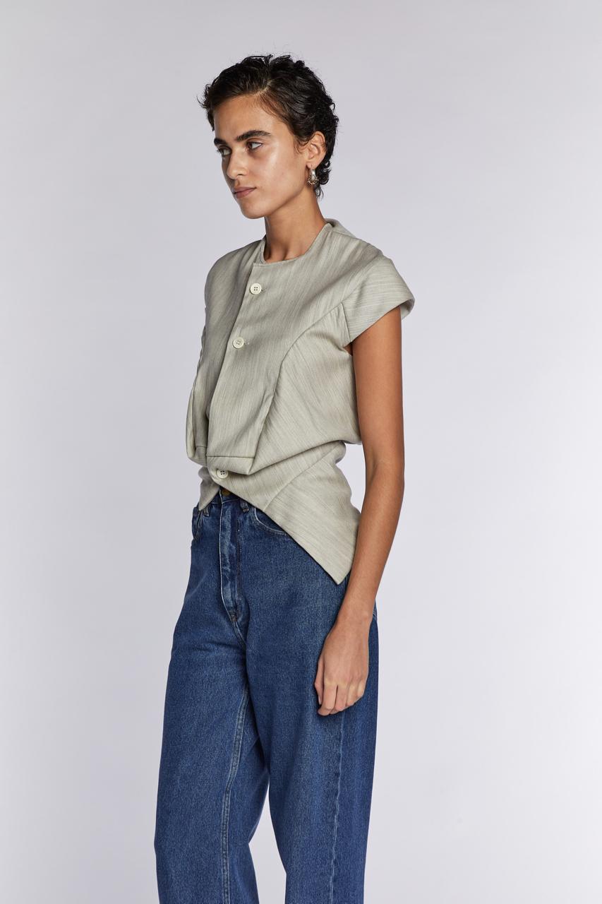 Comme des Garçons  Geknöpftes Oberteil S/S 1997 im Zustand „Hervorragend“ im Angebot in London, GB