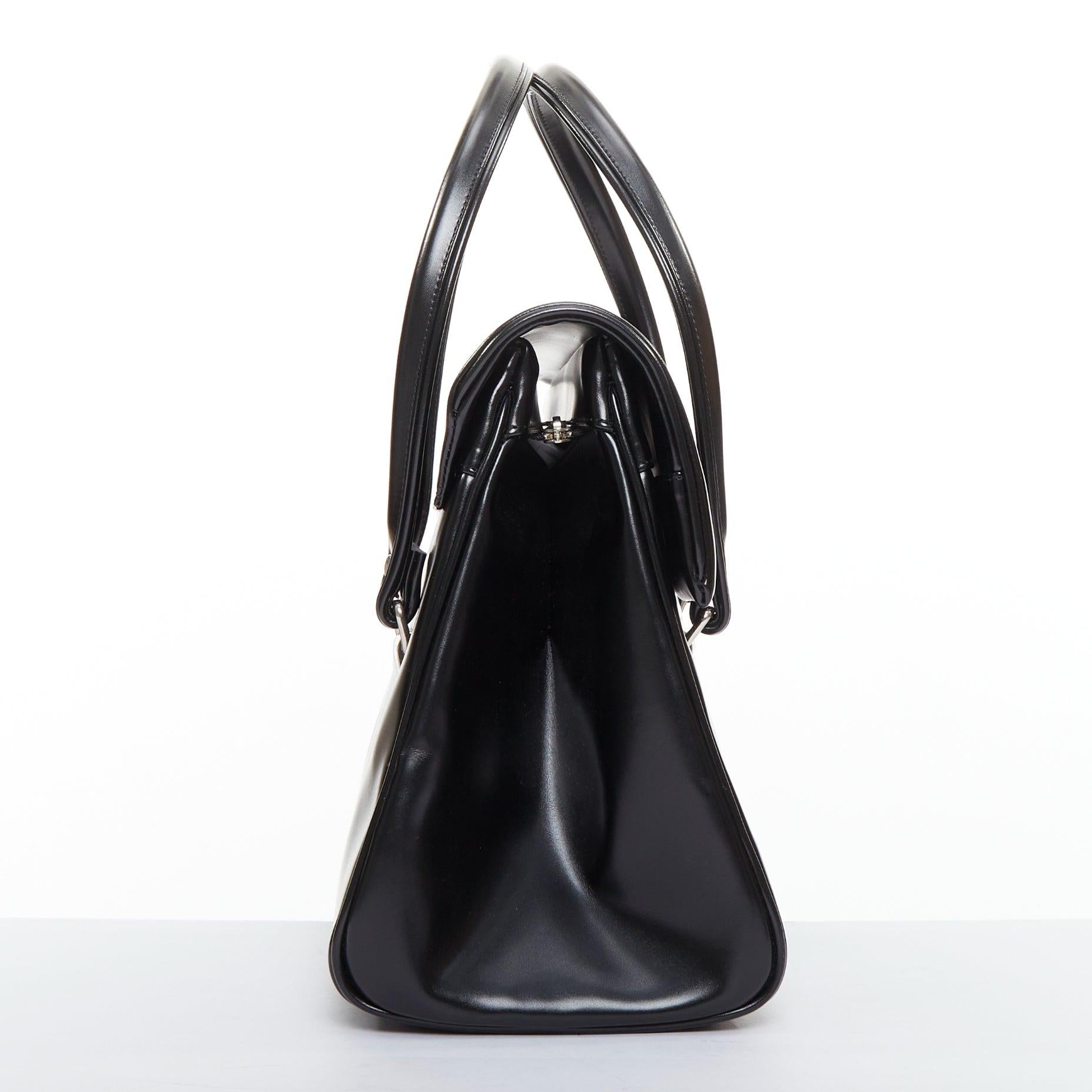 COMME DES GARCONS CDG schwarzer Seesack aus geschliffenem Kunstleder im Zustand „Gut“ im Angebot in Hong Kong, NT