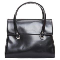 COMME DES GARCONS CDG schwarzer Seesack aus geschliffenem Kunstleder