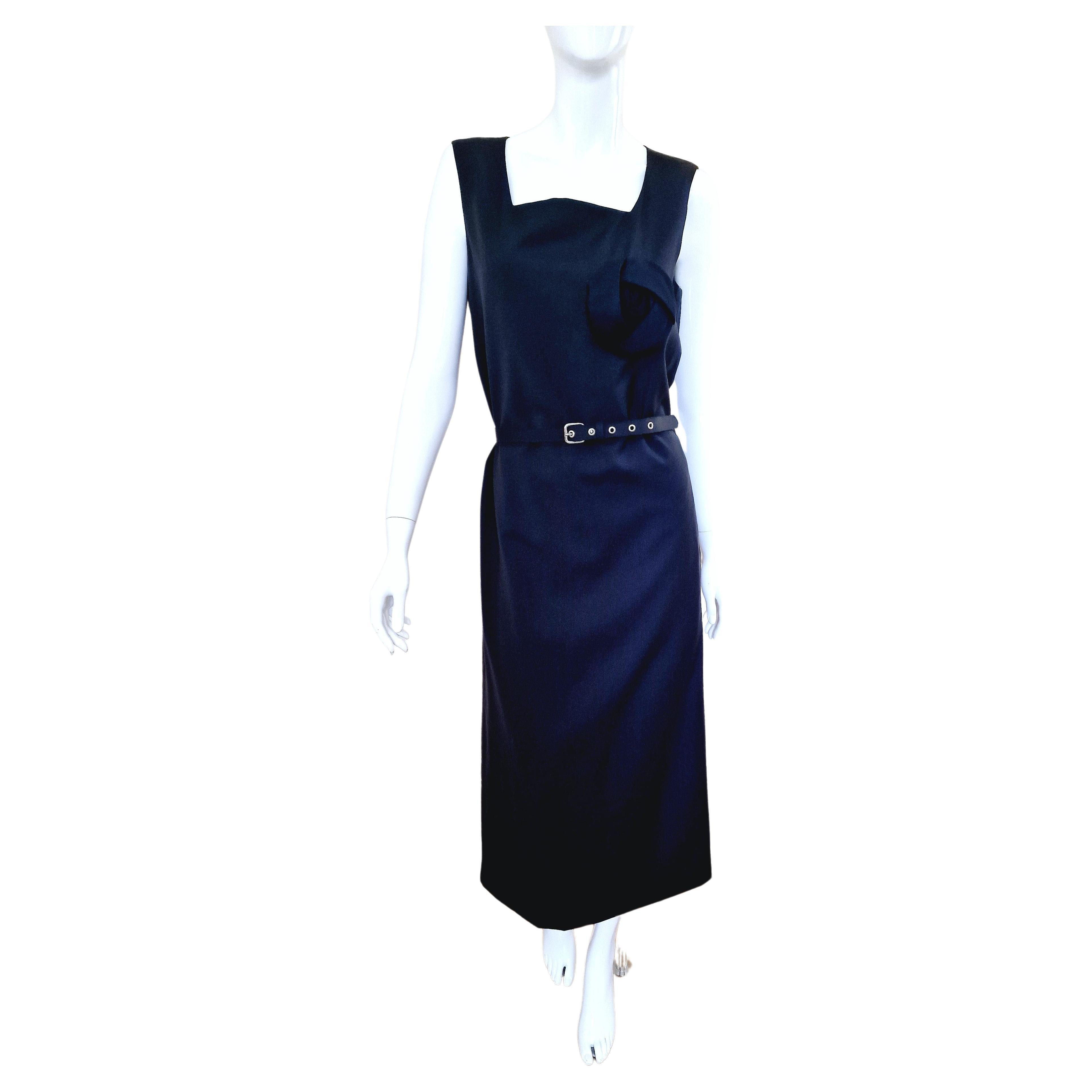 Comme des Garcons CDG Schwarzes Oversize-Kleid in Übergröße für Herren und Damen, schwarz und Rosen, mittelgroß im Angebot
