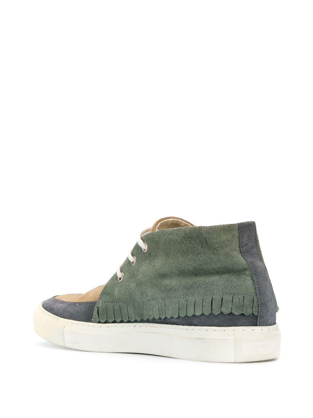 Beige Comme des Garcons CDG Man Colour Block Sneakers For Sale