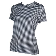 Vintage  Comme des Garçons Checkered T-Shirt with Collar, 1996