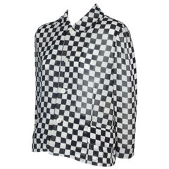 Vintage Comme des Garçons Chiffon Checkered Blouse, 1996