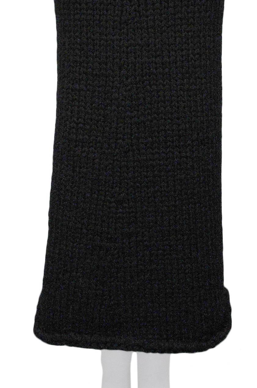 Comme Des Garcons Chunky Black Knit Skirt 1997 For Sale 2