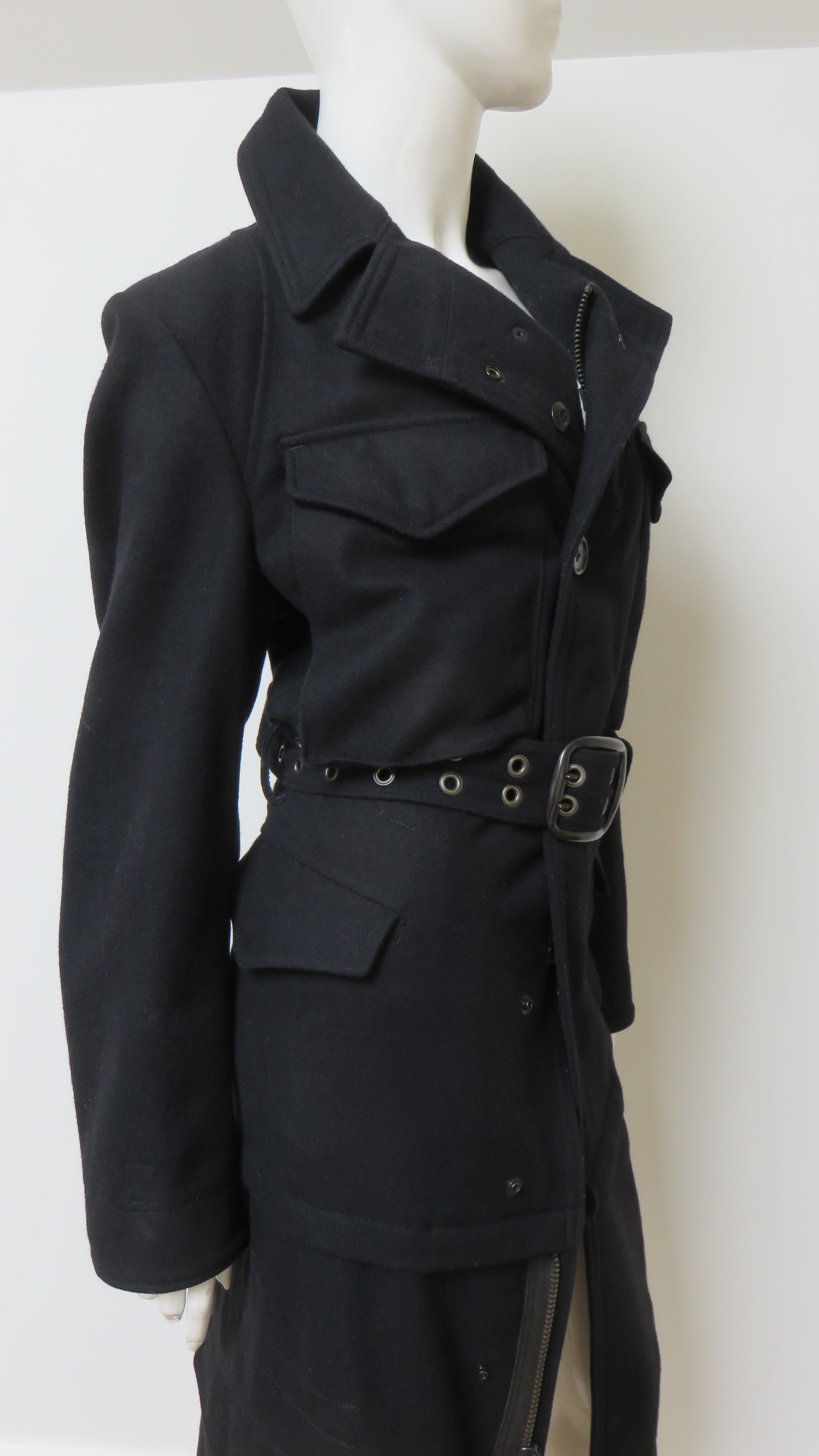 Comme des Garcons Coat with Belt AD 2006 For Sale 5