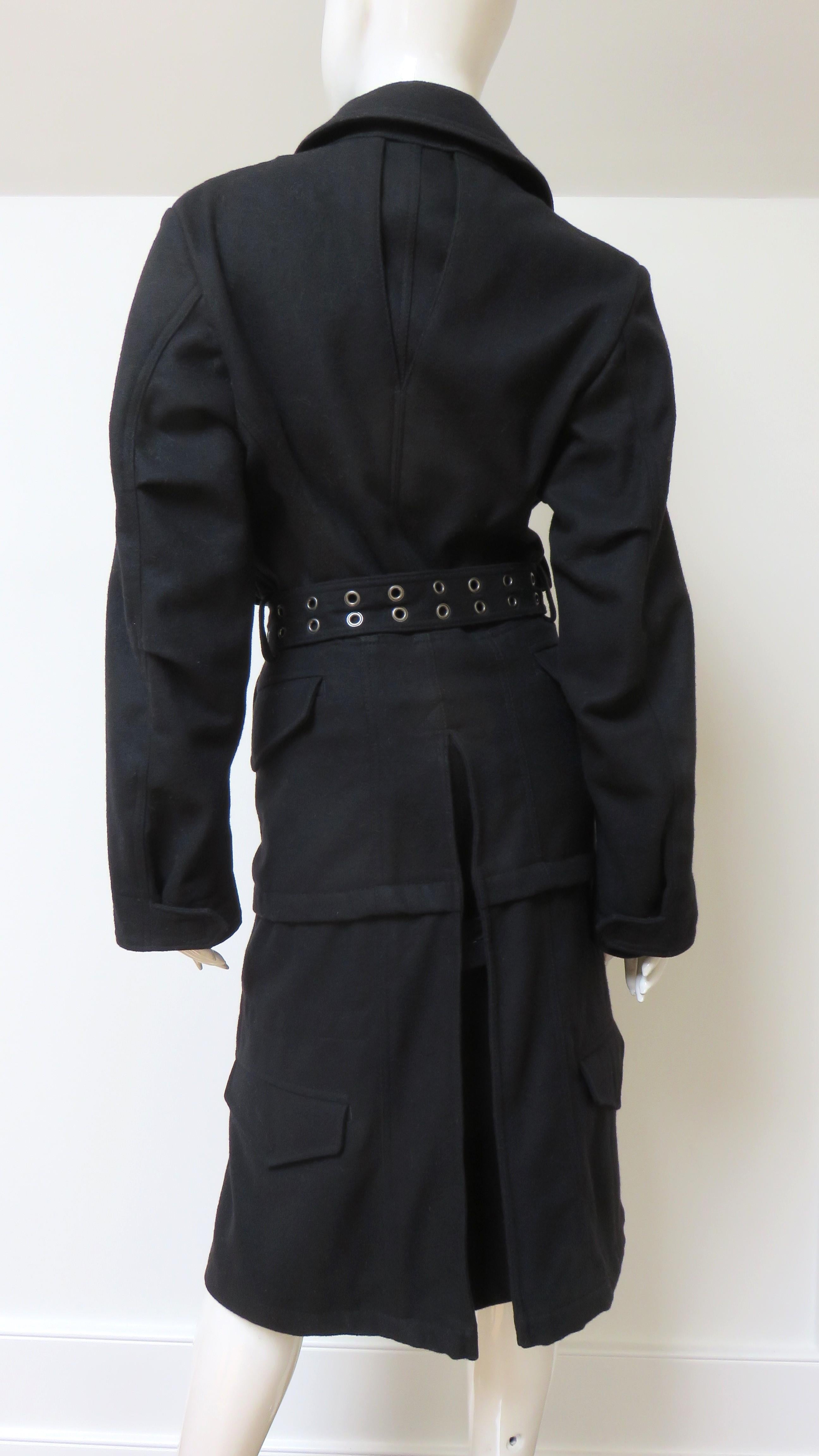 Comme des Garcons Coat with Belt AD 2006 For Sale 6