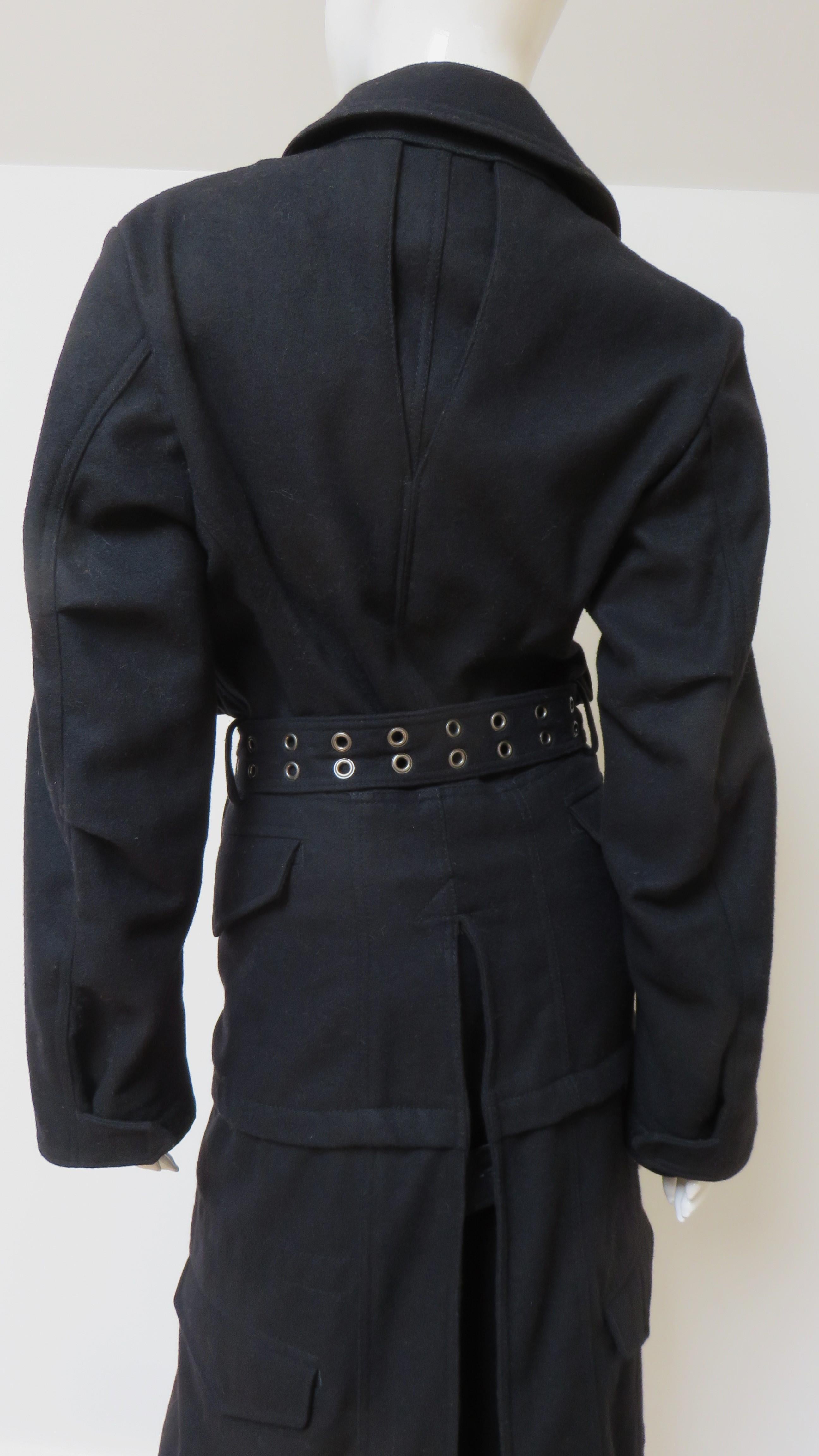 Comme des Garcons Coat with Belt AD 2006 For Sale 7