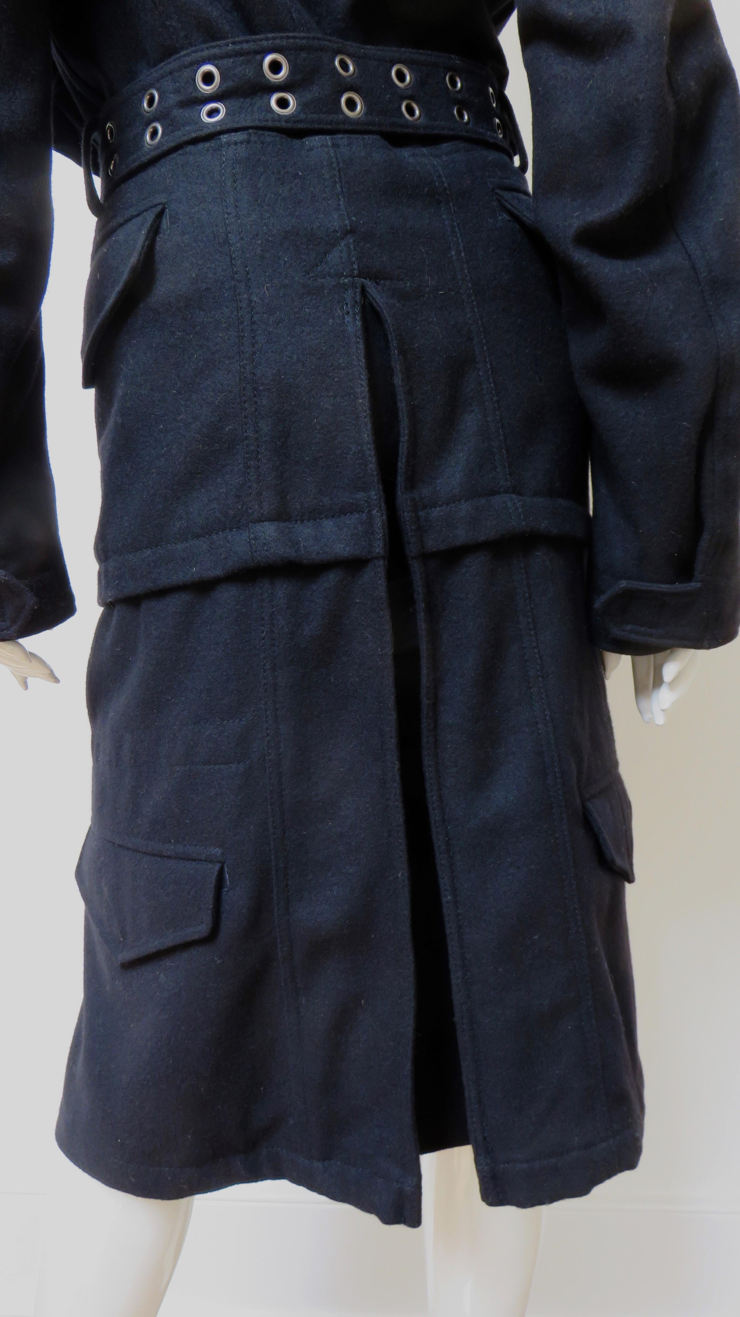 Comme des Garcons Coat with Belt AD 2006 For Sale 9