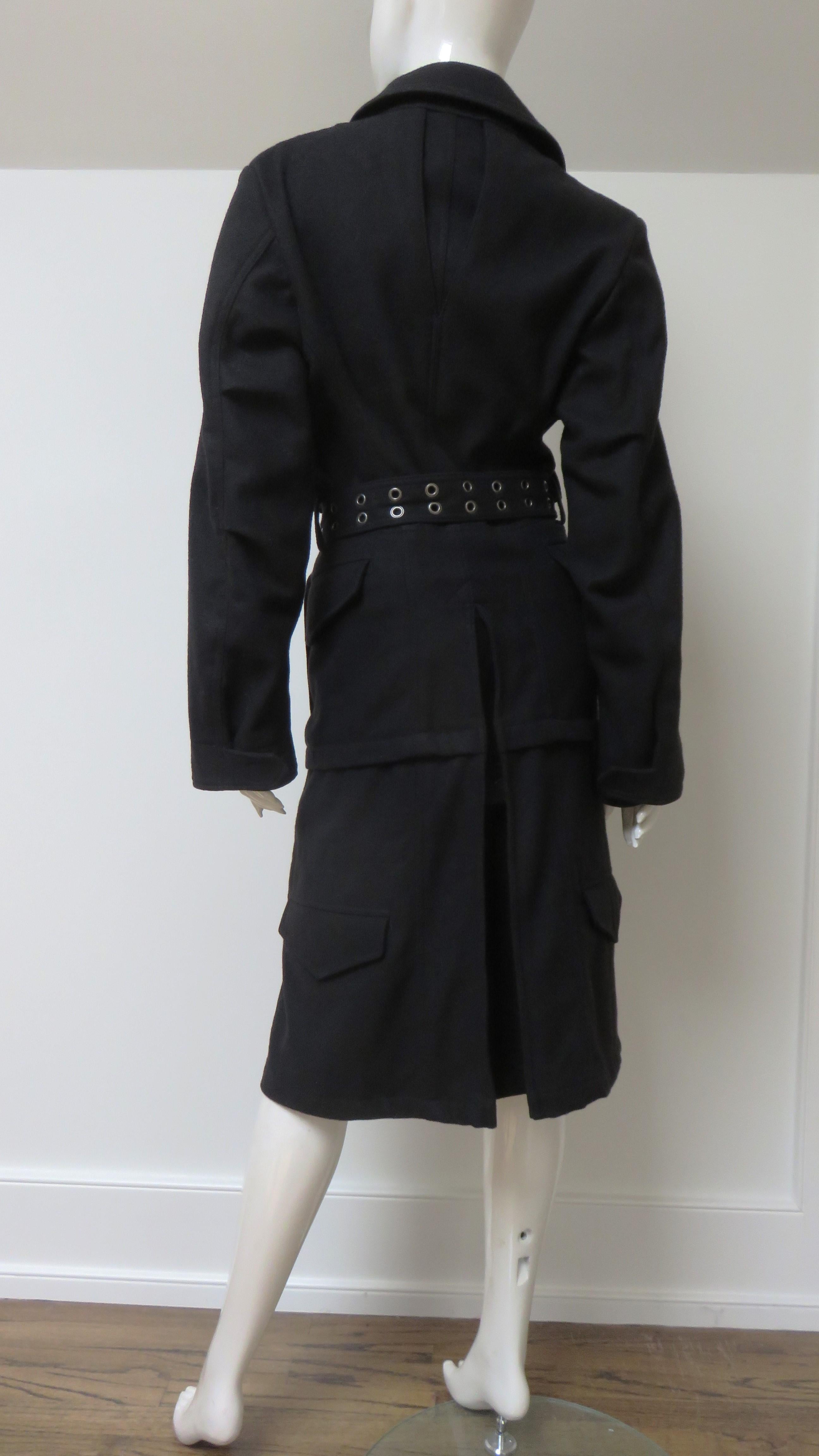 Comme des Garcons Coat with Belt AD 2006 For Sale 10