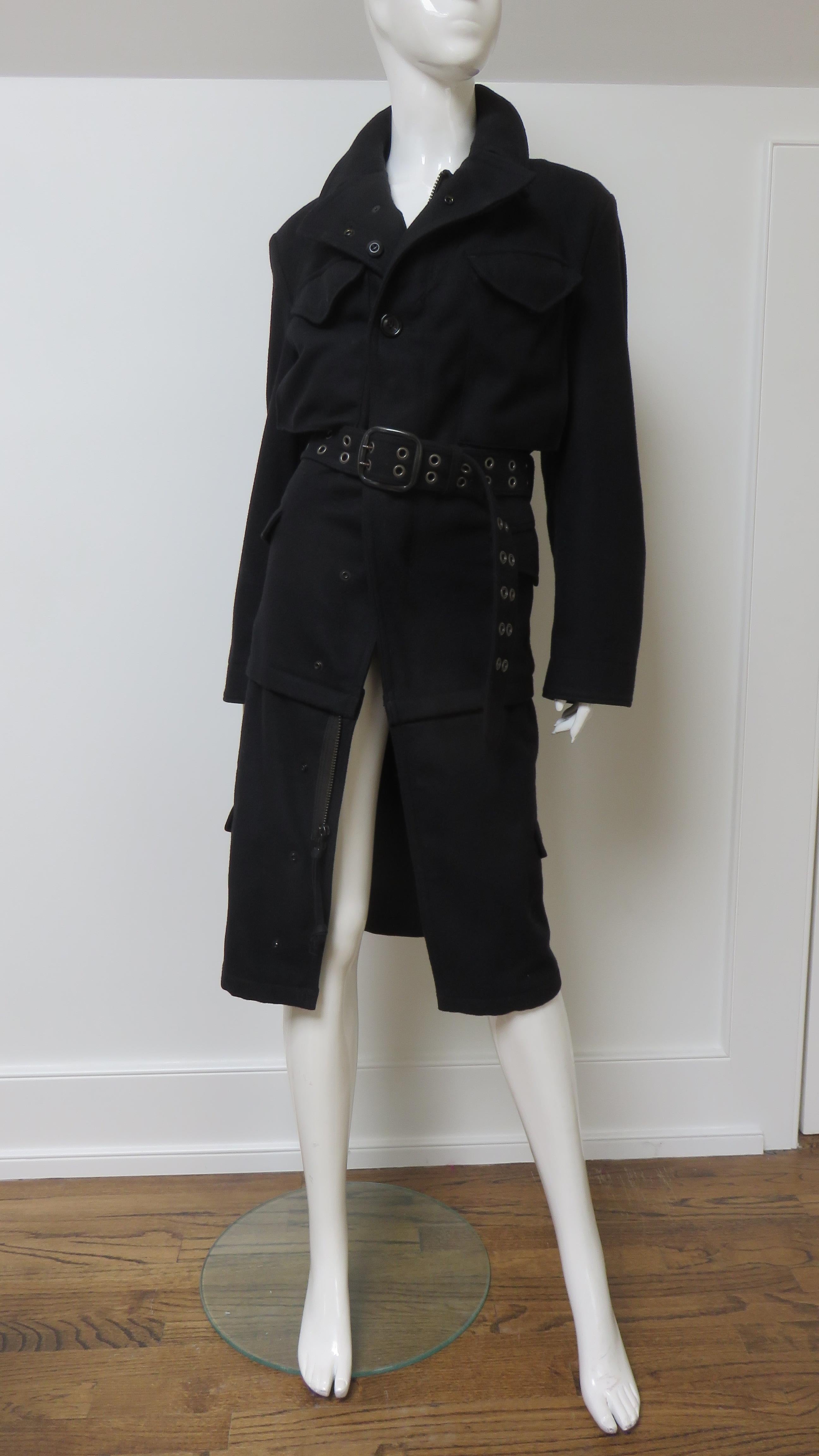 Comme des Garcons Coat with Belt AD 2006 For Sale 4