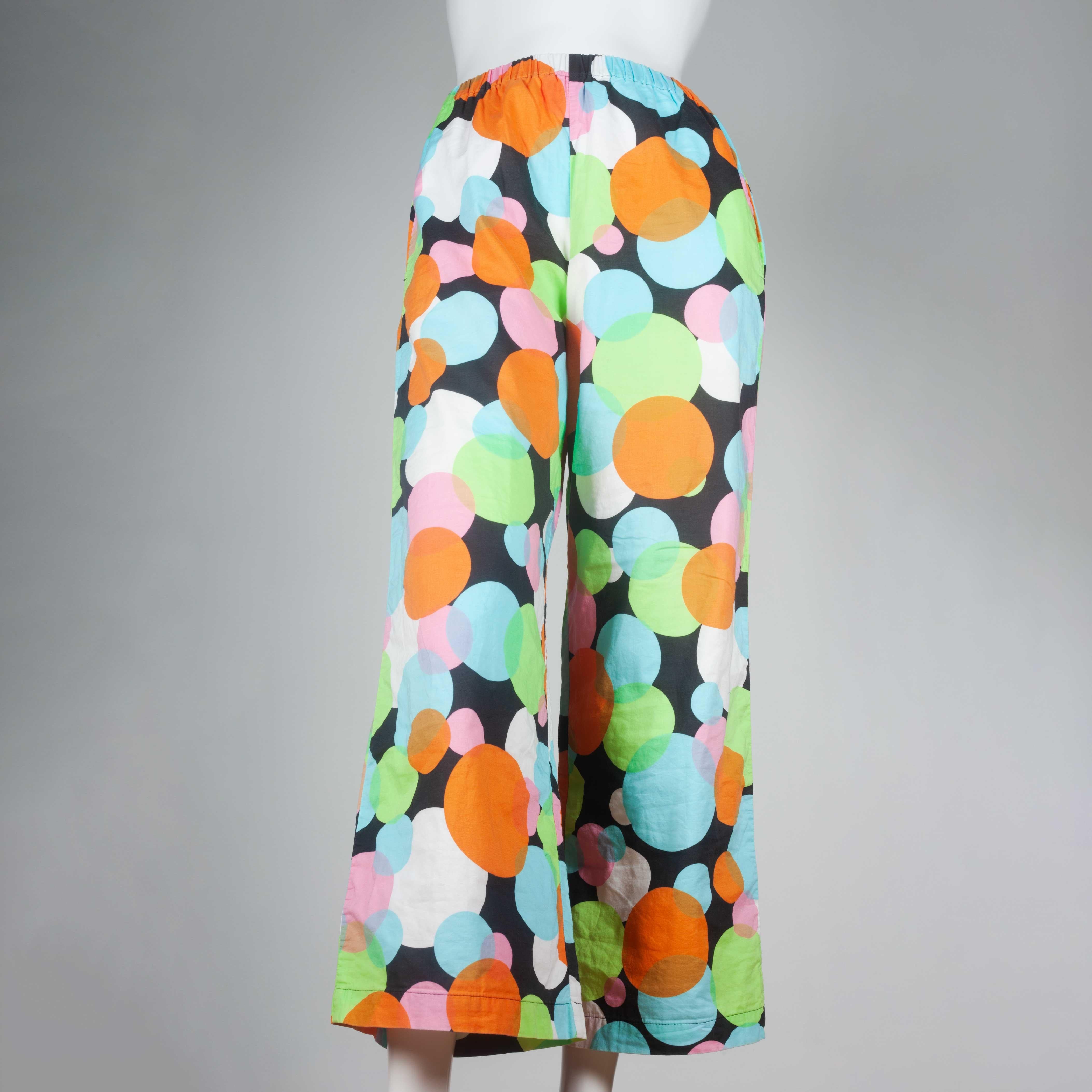 Comme des Garçons Colorful Circle Pants, 2003 In Good Condition In Chicago, IL