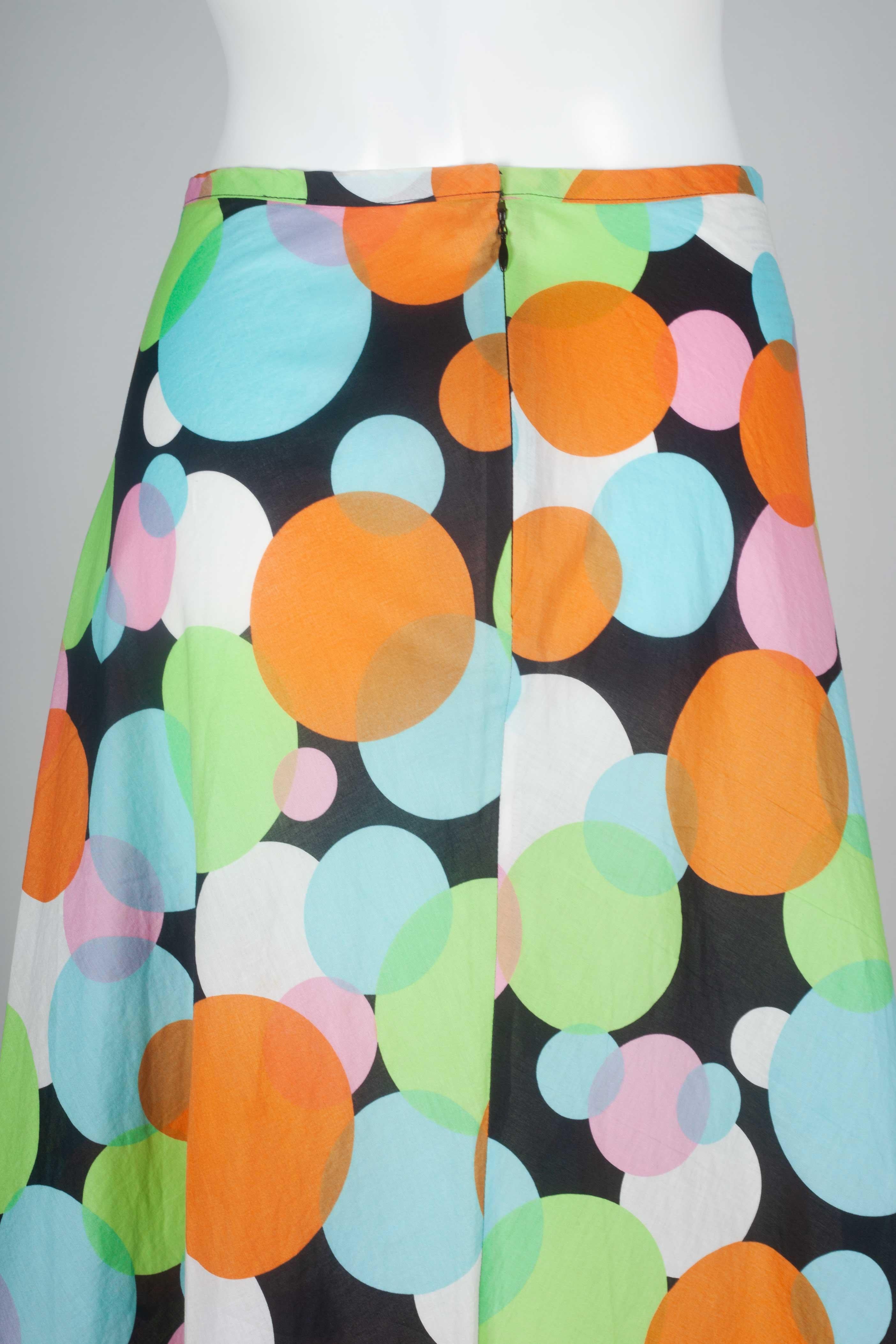 Comme des Garçons Colorful Circle Skirt, 2003 In Good Condition In Chicago, IL