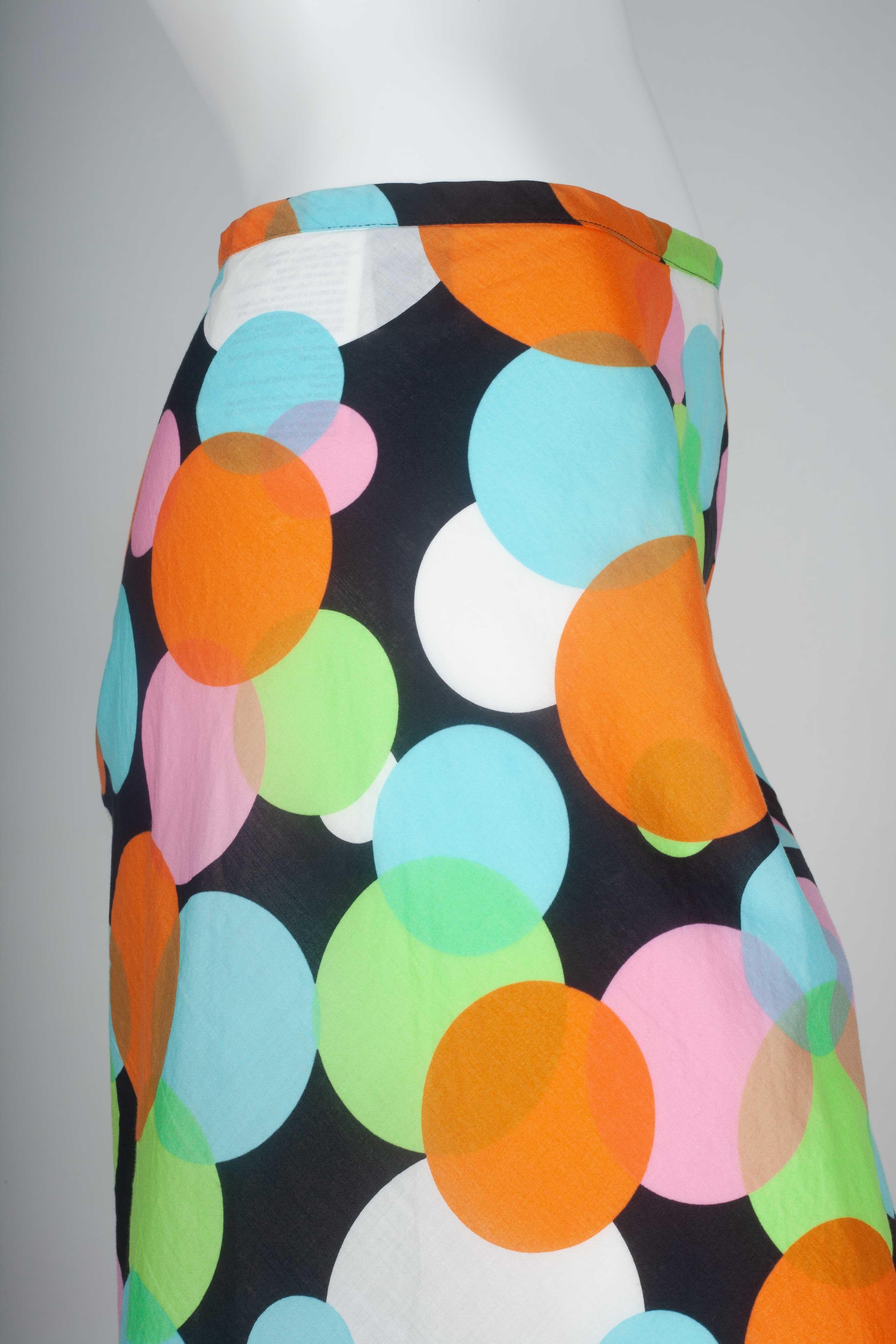 Comme des Garçons Colorful Circle Skirt, 2003 4