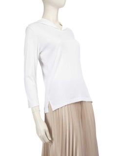 Comme Des Garcons Comme Des Garcons GIRL White Sailor Collar Top Size M