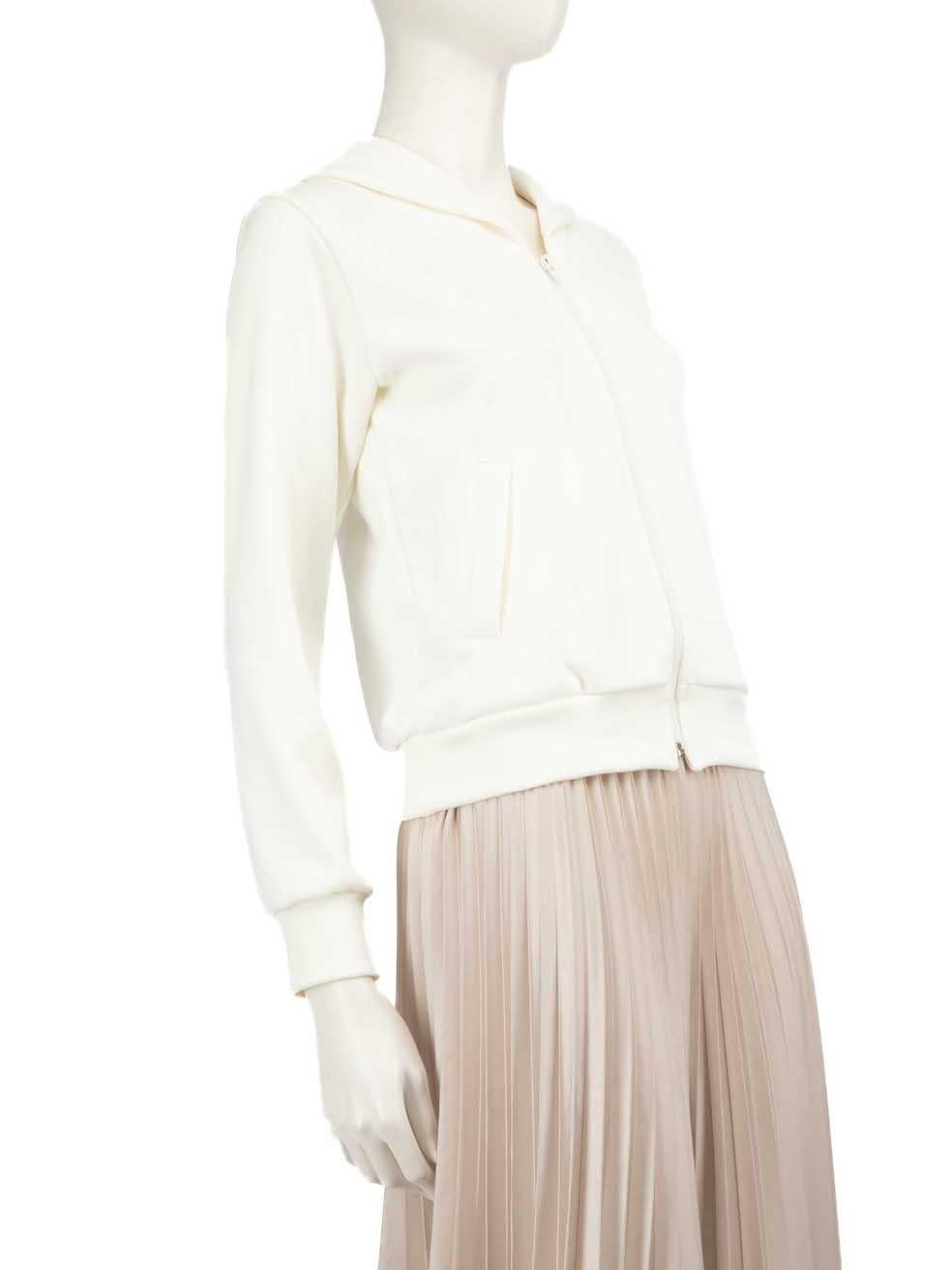 CONDITION is Very good. Minimal wear to the jacket is evident. There is a small mark on the cuff of the right sleeve on this used Comme Des Garcons GIRL designer resale item.
 
 
 
 Details
 
 
 White
 
 Polyester
 
 Jacket
 
 Sailor collar
 
 Long