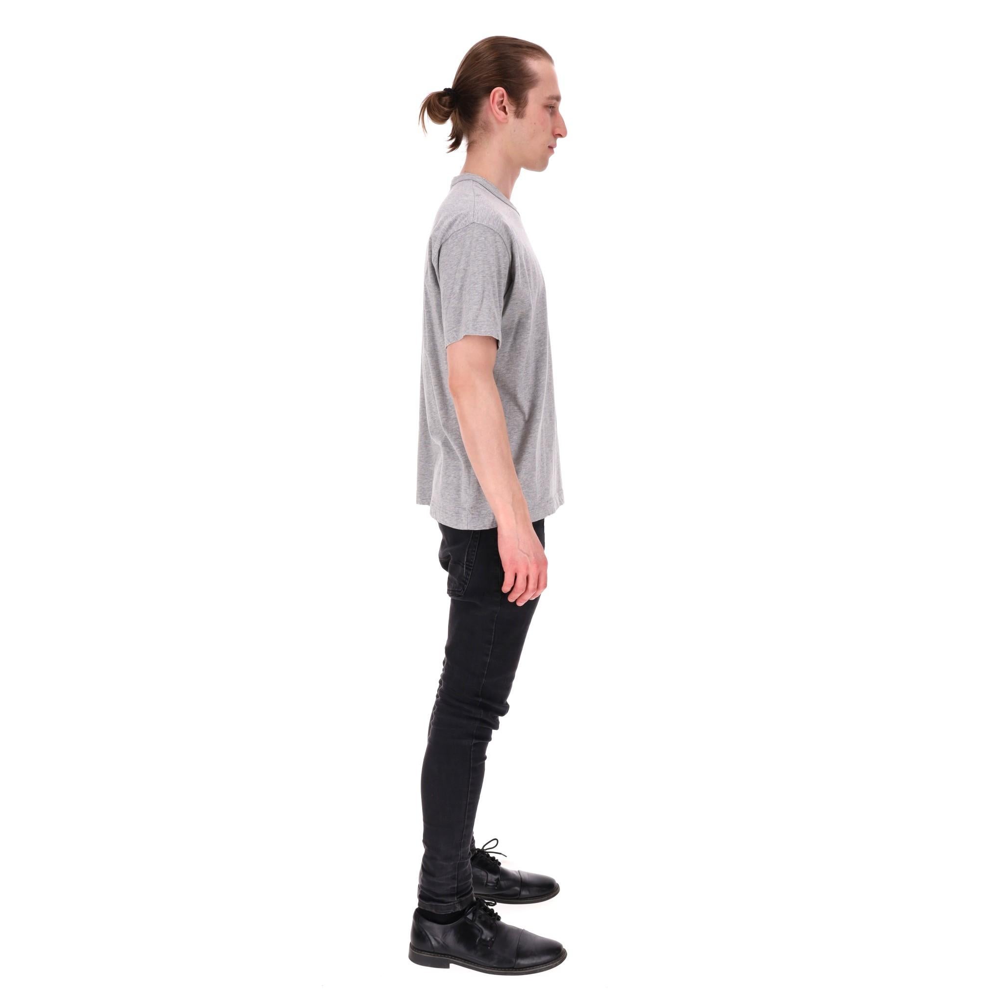 Gray Comme Des Garcons Cotton T-Shirt For Sale