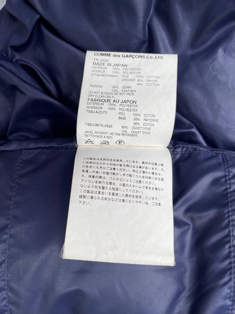 Comme Des Garcons Cropped Balloon Down Jacket, Autumn Winter 2006  