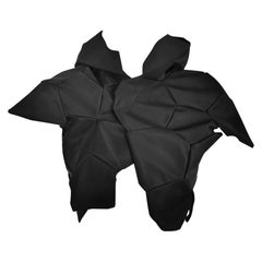 Comme des Garcons Cropped Hexagonal Patchwork Hooded Jacket AD2008